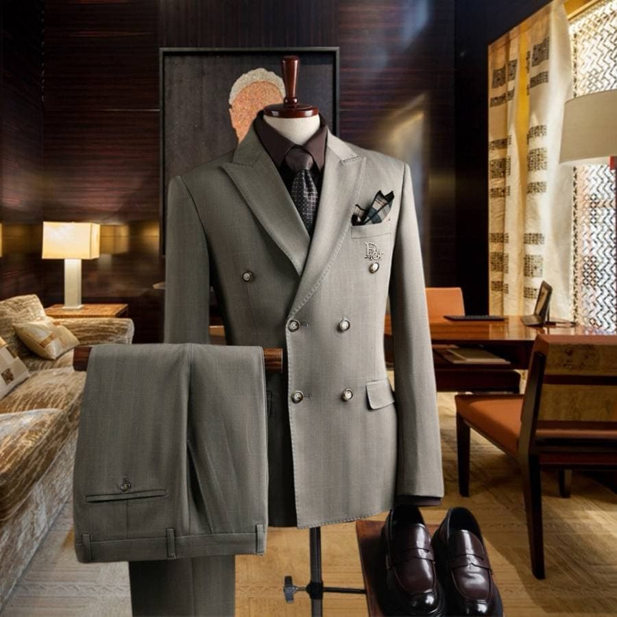 C17884 The preferred choice for business occasions! Essential formal attire for business negotiations and interviews! Wedding dresses! Highly recommended by stores! Top-selling products! 🔥 [DIOR] High-end suit sets, identical to those on the official webs — image 3
