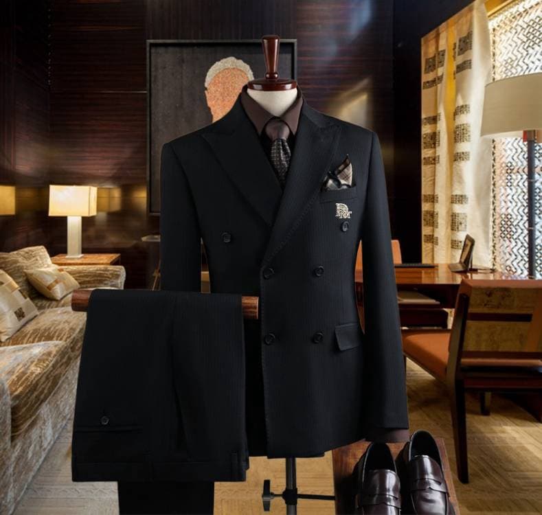 C17882 Ideal for business use! Essential formal attire for business meetings and interviews! Wedding dresses! Recommended by stores! High-demand products! 🔥 [DIOR] High-end suit sets, identical to those on the official website. Three-piece suits, new desi — image 1