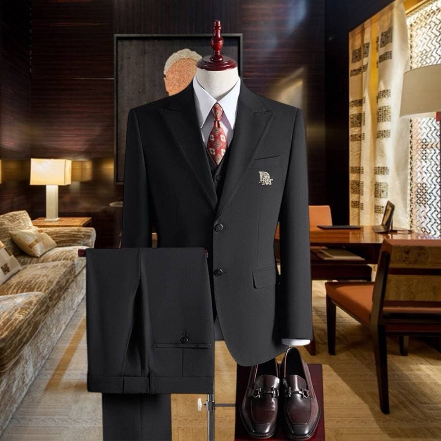 C17880 The preferred choice for business occasions! Essential formal attire for business negotiations and interviews! Wedding dresses! Highly recommended by stores! Top-selling products! 🔥 [DIOR] High-end suit sets, identical to those on the official webs — image 1