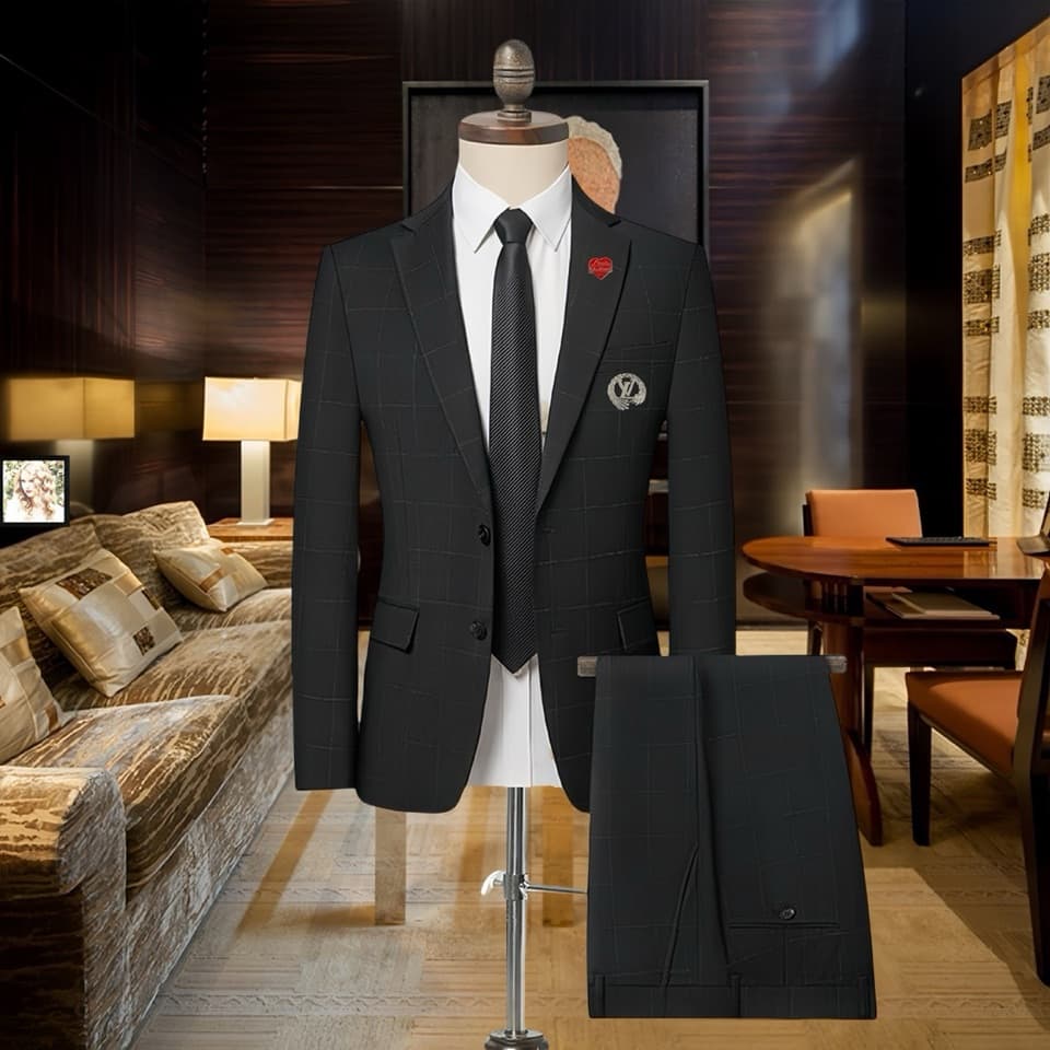 C17874 Top-quality wool fabric – highly recommended by the store! Our best-seller! 🔥 [LV] Original high-end suit sets from the official website; new models for fashion shows. The most advanced version in the market, created by world-class designers. Suita — image 2