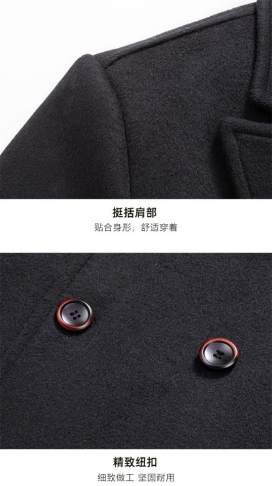 C17856 Recommended by the store! The top-selling product! 🔥 [LV Louis Vuitton] Real wool coat ⚡️ High-end wool coat for men from a luxury brand ⚡️ Top-quality European craftsmanship – original items 🐂 The products are stored in the warehouse 🍀 World-class — image 7