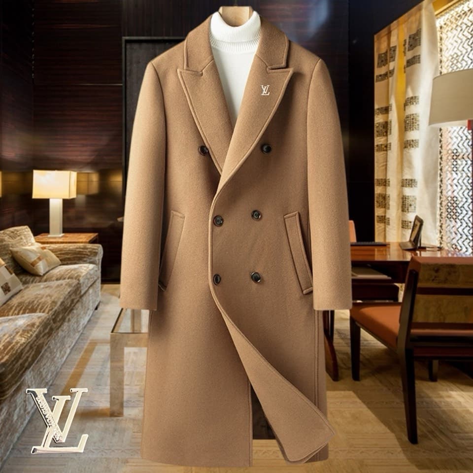 C17856 Recommended by the store! The top-selling product! 🔥 [LV Louis Vuitton] Real wool coat ⚡️ High-end wool coat for men from a luxury brand ⚡️ Top-quality European craftsmanship – original items 🐂 The products are stored in the warehouse 🍀 World-class — image 3