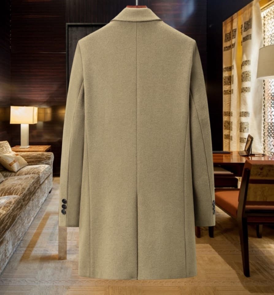 C17855 Highly recommended by the store! Best-seller product!🔥【LV Louis Vuitton】Real wool coat⚡A high-end wool coat for men from a famous brand⚡Top-quality European craftsmanship, original items🐂The products are stored in the warehouse🍀World-class men’s cl — image 5