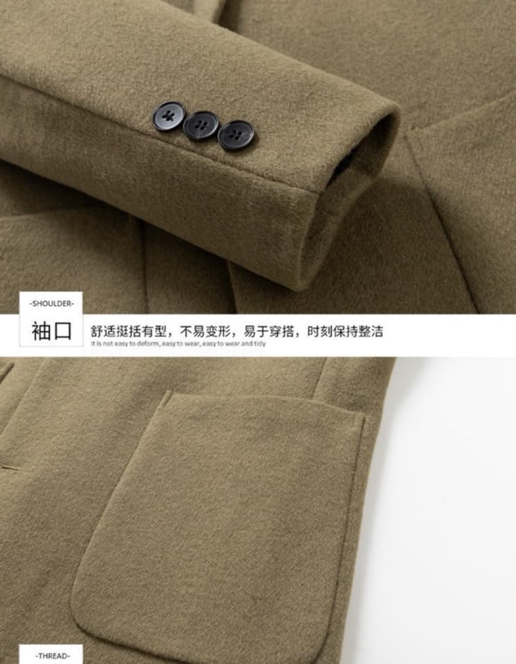 C17855 Highly recommended by the store! Best-seller product!🔥【LV Louis Vuitton】Real wool coat⚡A high-end wool coat for men from a famous brand⚡Top-quality European craftsmanship, original items🐂The products are stored in the warehouse🍀World-class men’s cl — image 6