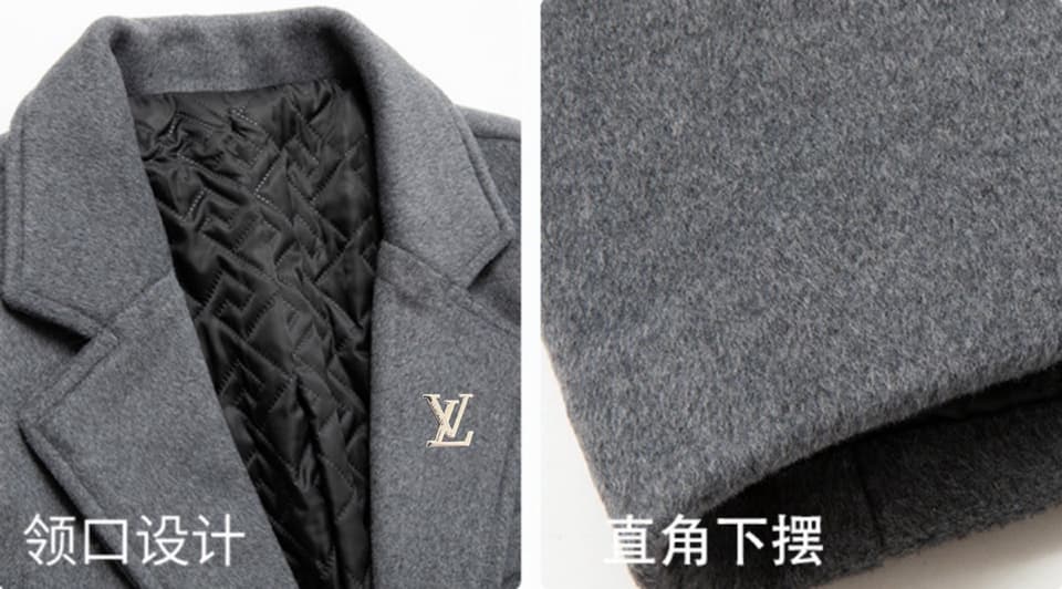C17853 Highly recommended by the store! The best-selling item! 🔥 [LV Louis Vuitton] Real wool coat ⚡️ A high-end wool coat for men from a prestigious brand ⚡️ Top-quality craftsmanship from Europe and America – original items 🐂 The products are stored in  — image 8