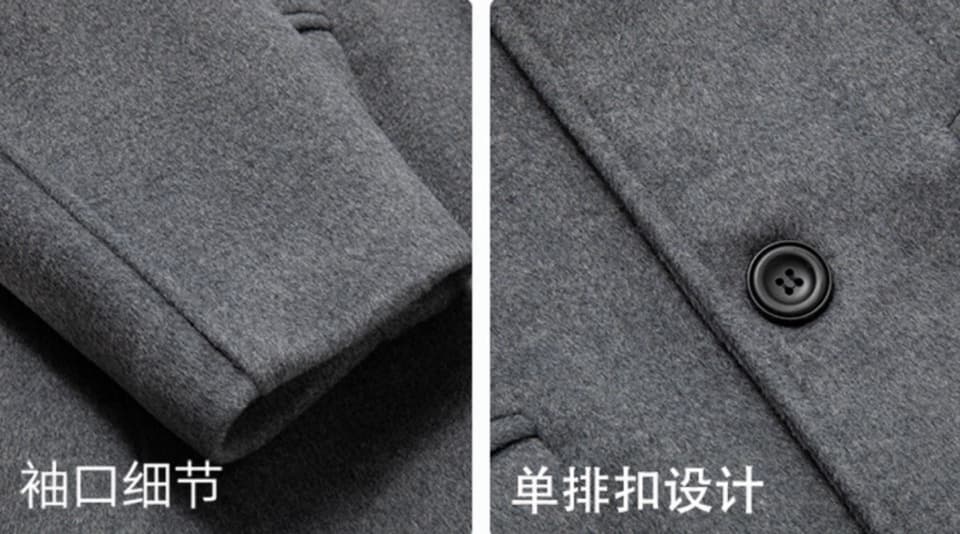 C17853 Highly recommended by the store! The best-selling item! 🔥 [LV Louis Vuitton] Real wool coat ⚡️ A high-end wool coat for men from a prestigious brand ⚡️ Top-quality craftsmanship from Europe and America – original items 🐂 The products are stored in  — image 5