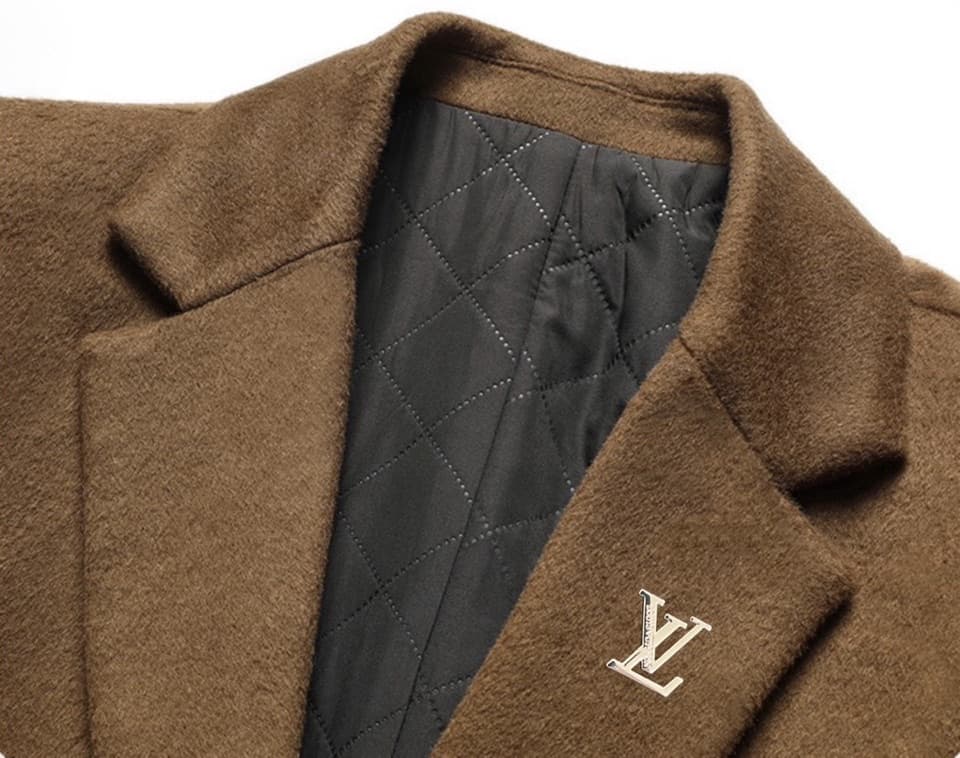 C17852 Highly recommended by the store! Best-selling item! 🔥 [LV Louis Vuitton] Real wool coat ⚡️ High-end wool coat for men from a famous brand ⚡️ Top-quality European craftsmanship – original items 🐂 The product has been stored in the warehouse 🍀 World- — image 5