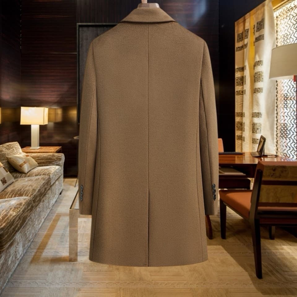 C17852 Highly recommended by the store! Best-selling item! 🔥 [LV Louis Vuitton] Real wool coat ⚡️ High-end wool coat for men from a famous brand ⚡️ Top-quality European craftsmanship – original items 🐂 The product has been stored in the warehouse 🍀 World- — image 4
