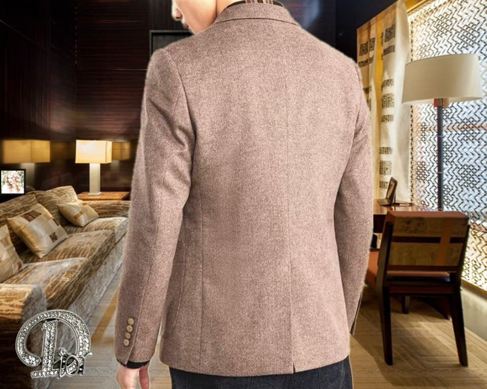 C17848 High-end product 100% wool fabric 【DIOR】100% wool fabric. New autumn/winter suits made of comfortable wool fabric! These casual trousers/one-piece suits are a high-class fashion item that truly highlights one’s style. It’s an imported wool fabric w — image 2