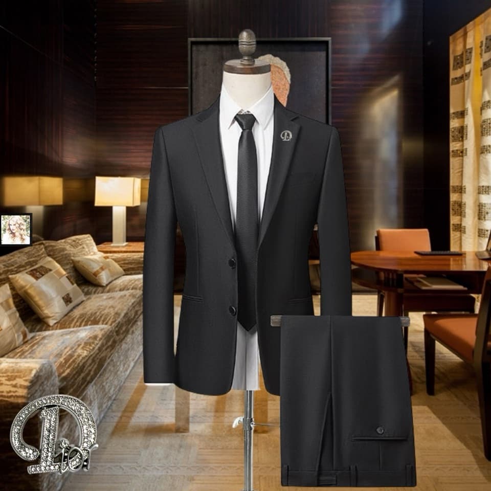 C17850 Top choice for business occasions! Essential formal attire for negotiations and interviews! Highly recommended by store staff! Best-selling item! 🔥 [DIOR] High-end suit sets, identical to those on the official website. Two-piece suits, latest desig — image 1