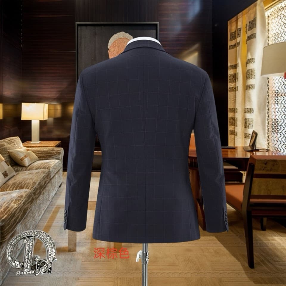 C17845 The preferred choice for business occasions! Essential formal attire for business negotiations and interviews! Wedding dresses! Highly recommended by stores! Top-selling products! [DIOR] High-end suit sets from the original collection – identical t — image 2