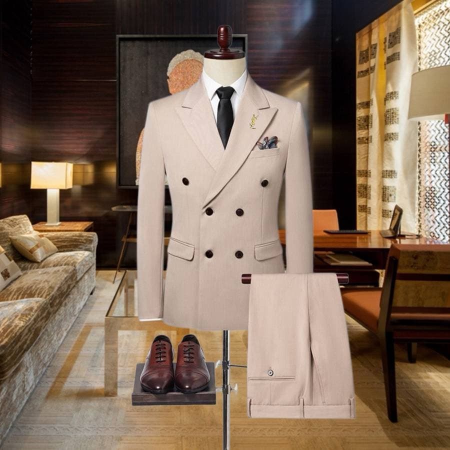 C17842 The preferred choice for business occasions! Essential formal attire for business negotiations and interviews! Wedding dresses! Highly recommended by stores! Top-selling products! 🔥 [YSL] High-end suit sets, identical to those on the official websi — image 1