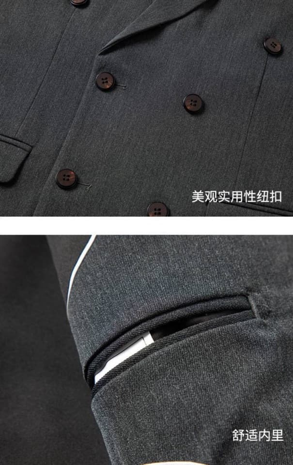 C17842 The preferred choice for business occasions! Essential formal attire for business negotiations and interviews! Wedding dresses! Highly recommended by stores! Top-selling products! 🔥 [YSL] High-end suit sets, identical to those on the official websi — image 5