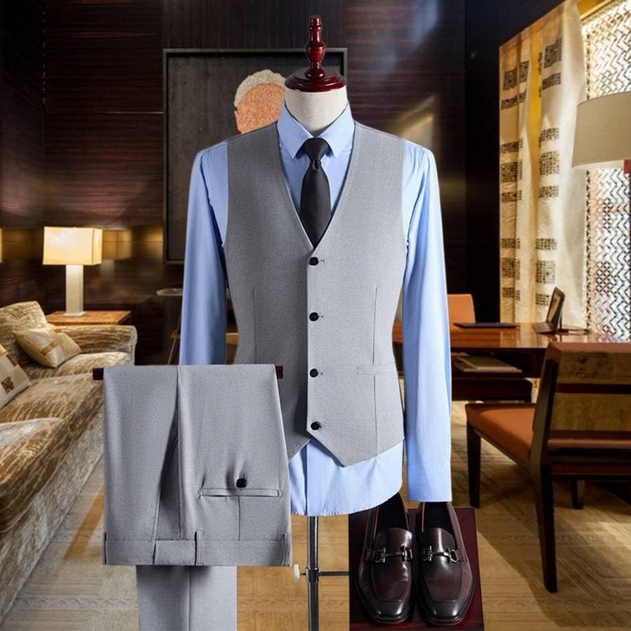 C17836 The preferred choice for business occasions! Essential formal attire for business negotiations and interviews! Wedding dresses! Highly recommended by stores! Top-selling products! 🔥 [YSL] High-end suit sets, identical to those on the official websi — image 6