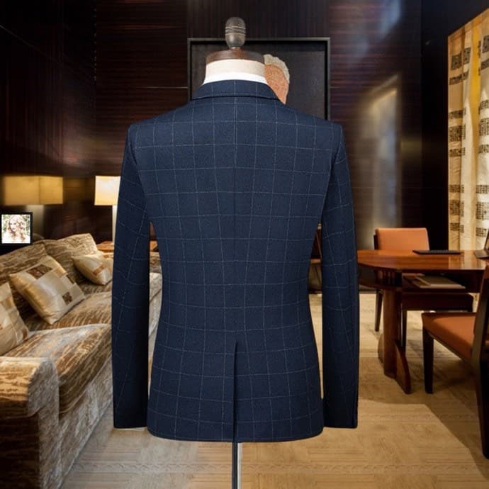 C17830 The preferred choice for business occasions! Essential formal attire for business negotiations and interviews! Wedding dresses! Highly recommended by stores! Top-selling products! [GUCCI] Original high-end suit sets – identical to those on the offi — image 1