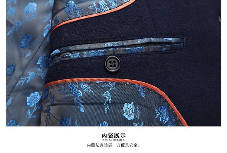 C17829 Highly recommended by the store! The best-selling item! 🔥 [GUCCI] Real cashmere coat ⚡️ A high-end wool coat for men from a renowned brand ⚡️ Top-quality European craftsmanship – original products 🐂 Delivered to the warehouse 🍀 Premium men’s clothi — image 7