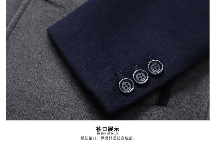 C17829 Highly recommended by the store! The best-selling item! 🔥 [GUCCI] Real cashmere coat ⚡️ A high-end wool coat for men from a renowned brand ⚡️ Top-quality European craftsmanship – original products 🐂 Delivered to the warehouse 🍀 Premium men’s clothi — image 8