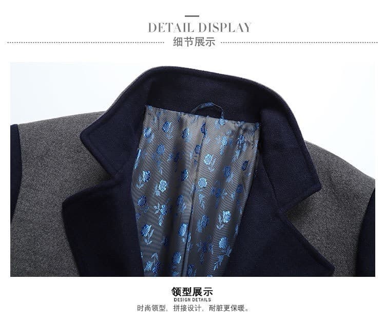 C17829 Highly recommended by the store! The best-selling item! 🔥 [GUCCI] Real cashmere coat ⚡️ A high-end wool coat for men from a renowned brand ⚡️ Top-quality European craftsmanship – original products 🐂 Delivered to the warehouse 🍀 Premium men’s clothi — image 2