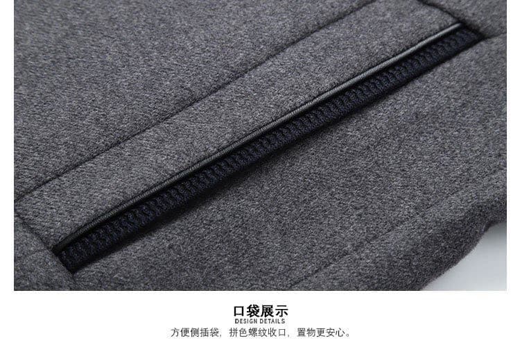 C17829 Highly recommended by the store! The best-selling item! 🔥 [GUCCI] Real cashmere coat ⚡️ A high-end wool coat for men from a renowned brand ⚡️ Top-quality European craftsmanship – original products 🐂 Delivered to the warehouse 🍀 Premium men’s clothi — image 3