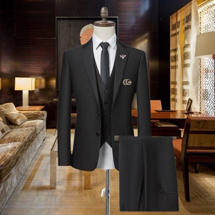 C17828 Top choice for business! Essential formal attire for business meetings and interviews! Wedding dresses! Recommended by stores! Must-have products! 🔥 [GUCCI] High-end suit sets from the original collection, identical to those on the official website — image 1