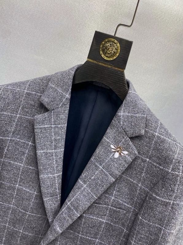 C17826 High-end product 100% wool fabric 【Gucci GUCCI】 100% wool fabric. New autumn/winter suits made of comfortable wool material! These casual or dress shirts are premium fashion items. They feature imported, high-quality wool fabrics that combine aesth — image 3