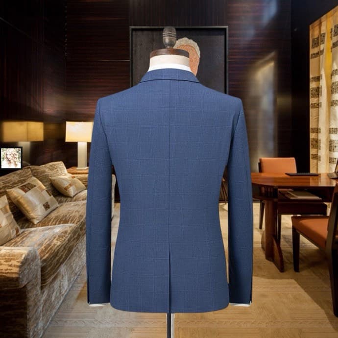 C17825 Top-quality wool fabric. Composition: 67% wool, 26% polyester fiber, 5% spandex, 2% silk. Highly recommended by the store! The main product is a hit! 🔥 [GUCCI] Original high-end suit sets from the official website. A complete set of suits, new mode — image 2