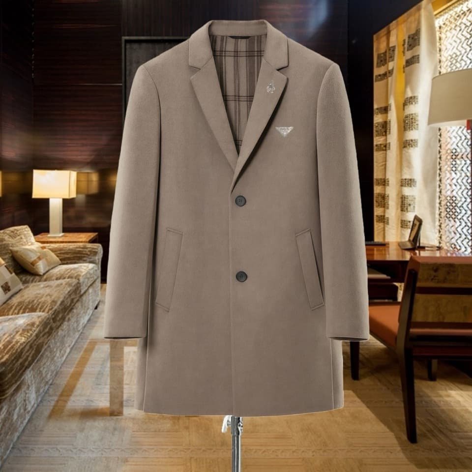 C17821 Ideal for business occasions! Essential formal attire for negotiations and interviews! Highly recommended by stores! Top-selling product! 🔥 [Prada] High-end suit sets, identical to those on the official website. A complete set of suits, latest desi — image 1