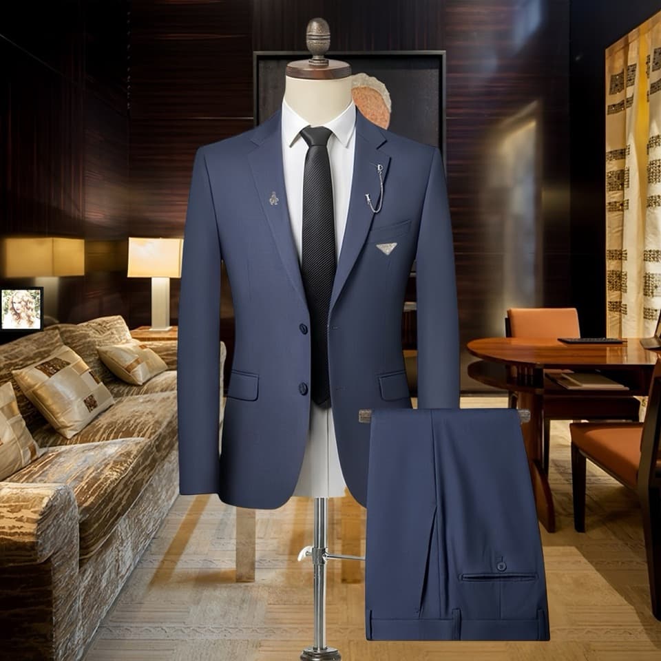 C17819 Top-quality wool fabric. Composition: 40% wool, 10% spandex, 10% silk. Highly recommended by the store! Our best-selling item! 🔥 [PRADA] Original high-end suit set from the official website. A complete suit set, new design for fashion shows. The hi