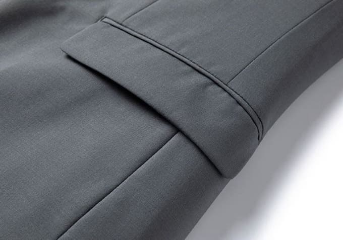C17817 Top-quality wool fabric. Composition: 100% wool, 10% spandex, 10% silk. Highly recommended by the store! Our best-selling product! 🔥 [PRADA] Original high-end suit set from the official website. Two-piece suit, new model for fashion shows. The high — image 2