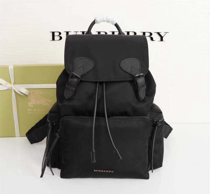 C3 Official Website Sync: New Model!! Burberry Iconic Military Backpack! Lightweight and Rainproof! Dynamic Abstract Colorful Patterns Combined with Smooth Cowhide Edging, Inspired by the iconic Burberry Trench coat fabric, Made of Flexible Nylon Material