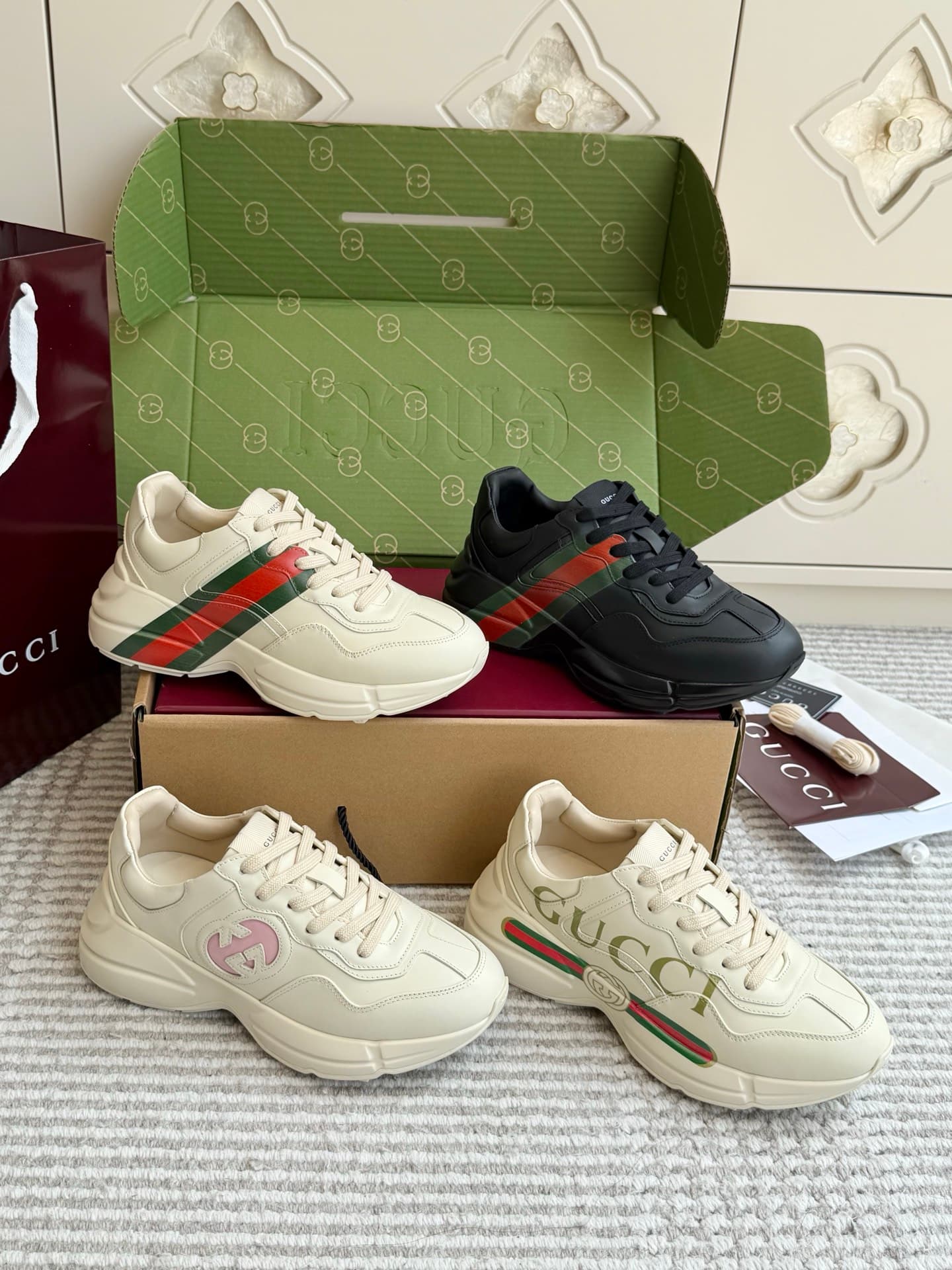 D7054 ⭐️ GUCCI·Gucci Rhyton collection: Dad shoes (many colors) — image 1