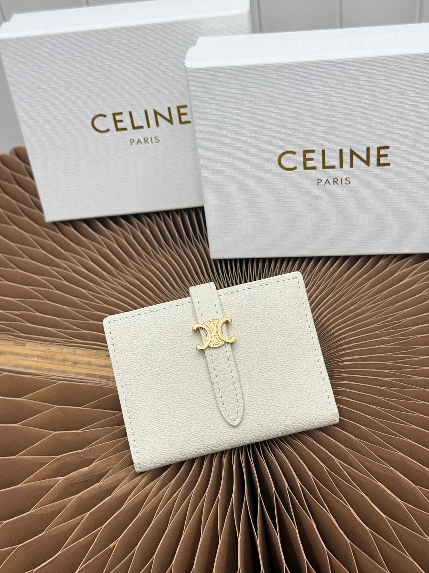 C407 TRIOMPHE PONTET short cardholder — image 1