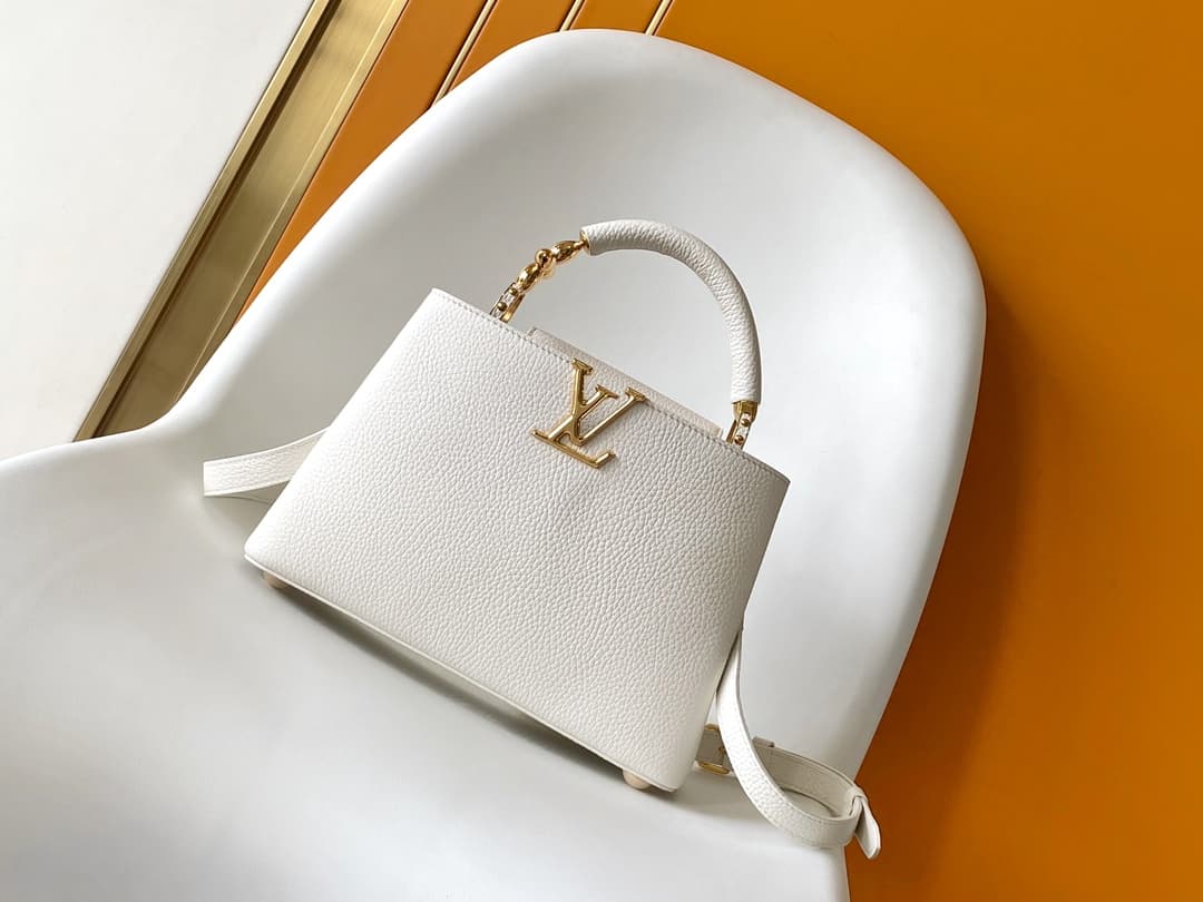 C4959 💰 Dynamic encoding chip, high-grade original brand leather. M23943 – black; M23944 – beige; M23945 – gray; 21cm — image 1