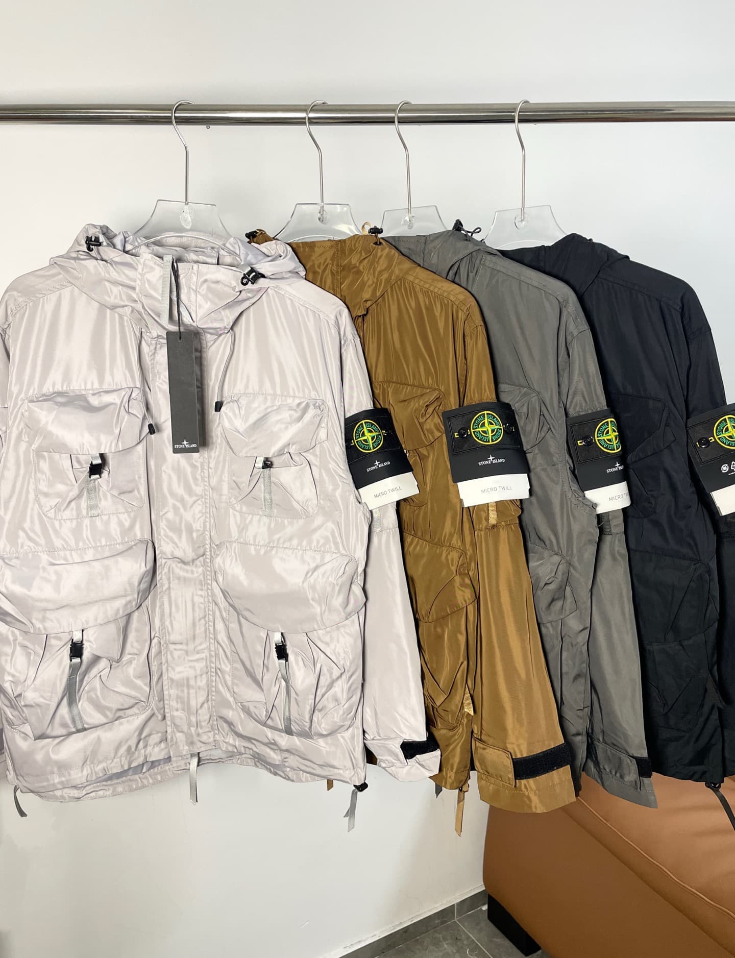 C12532 Stone Island three-dimension cutting technology functional heavy-duty windproof jacket — image 1