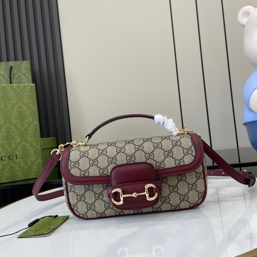 C4022 💎460💎💕【New Arrival】Gucci Horsebit 1955 collection/series small handbag — image 1