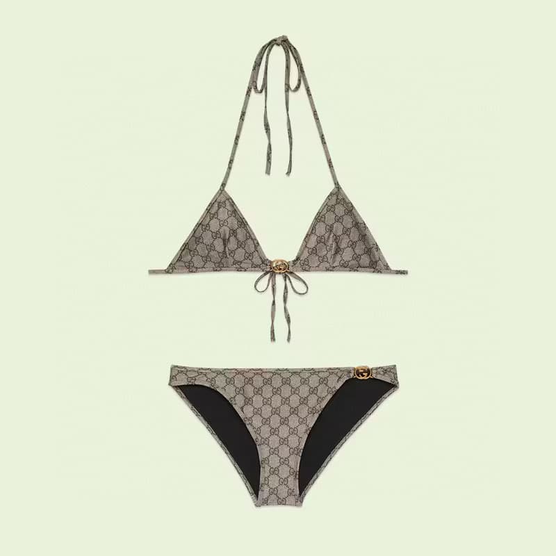 C24853 Gucci swimsuits – New Gucci bikini swimsuits 👙❤️😍🥰 These swimsuits are suitable for various scenarios 🏊♀️ At the beach, swimming pools, hot springs, water parks, and rafting trips – all are possible 😌 They can be worn both as innerwear and outerwe — image 1