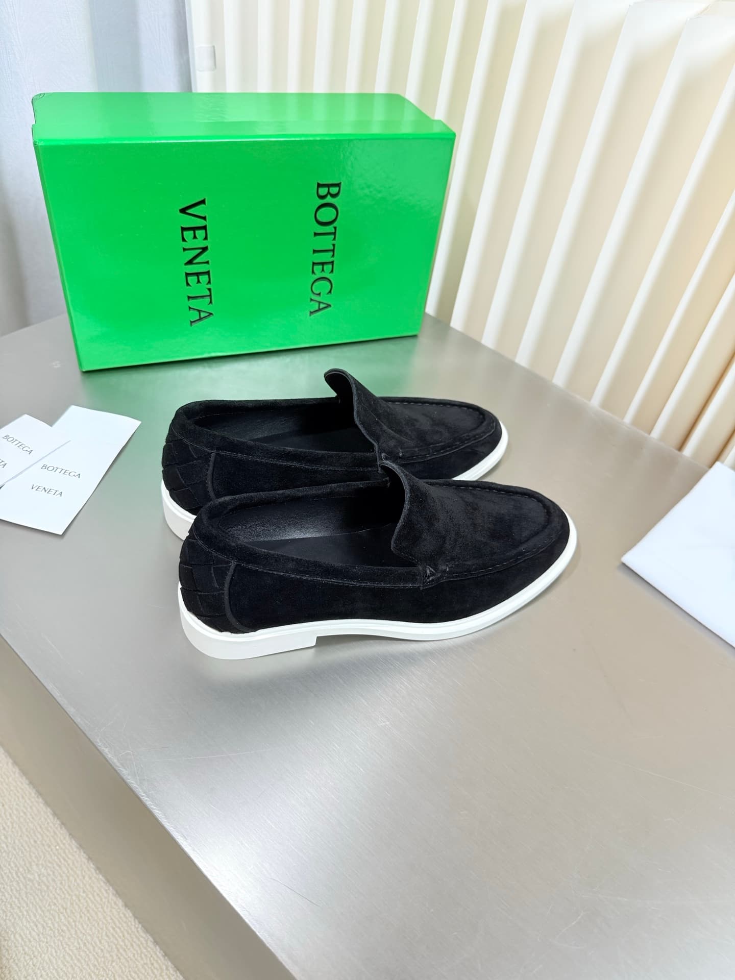 D13726 BV hand-knitted heeled Leif shoes — image 1