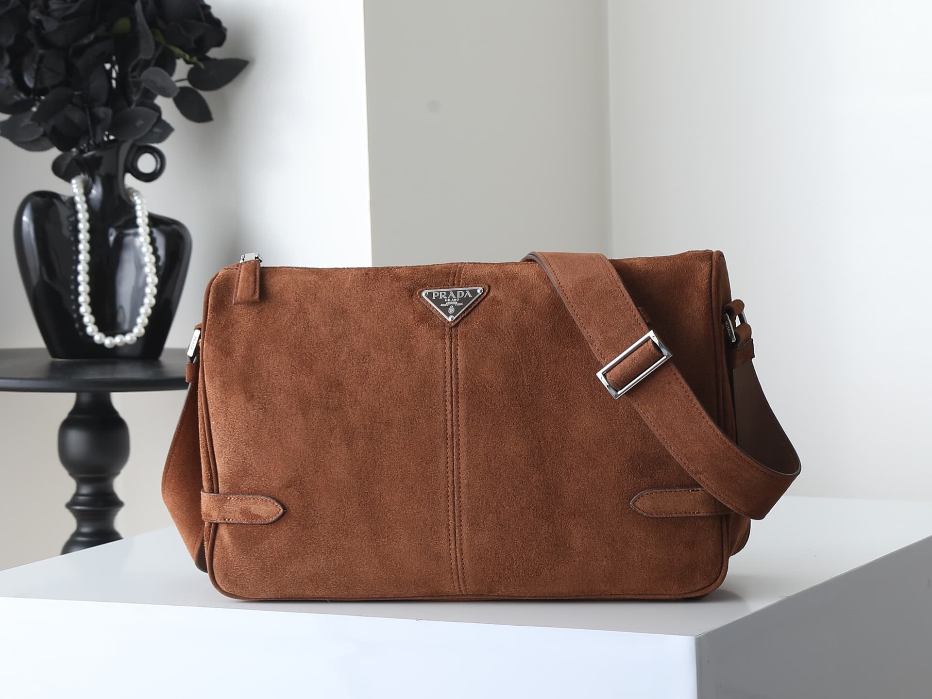 C6965 🎉 New delivery bag 🎉 2VH187 leather, cacao brown 🎉🎉 — image 1