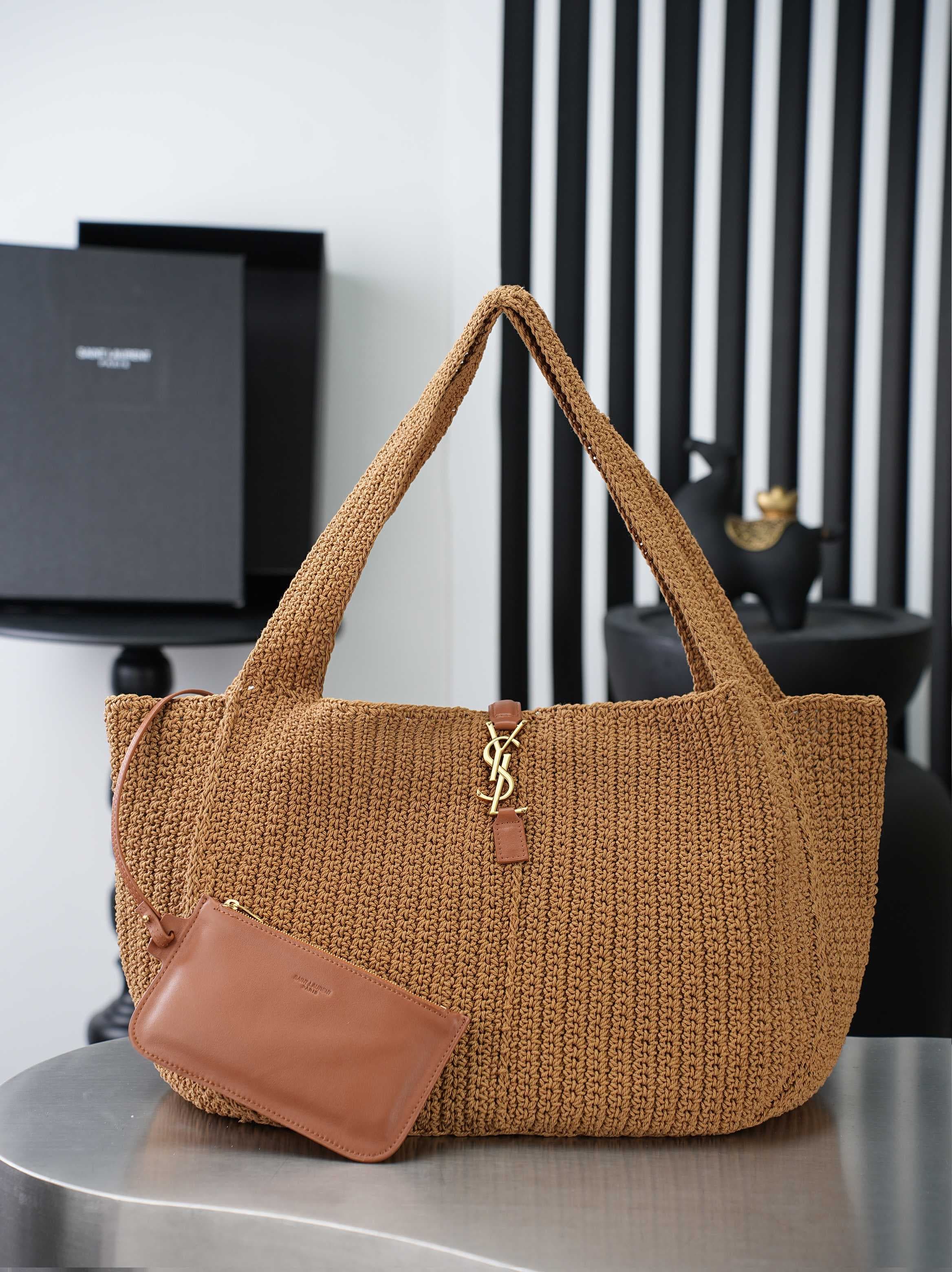 C8479 Bea·Rope-weaved shopping bags/Hobo bags — image 1
