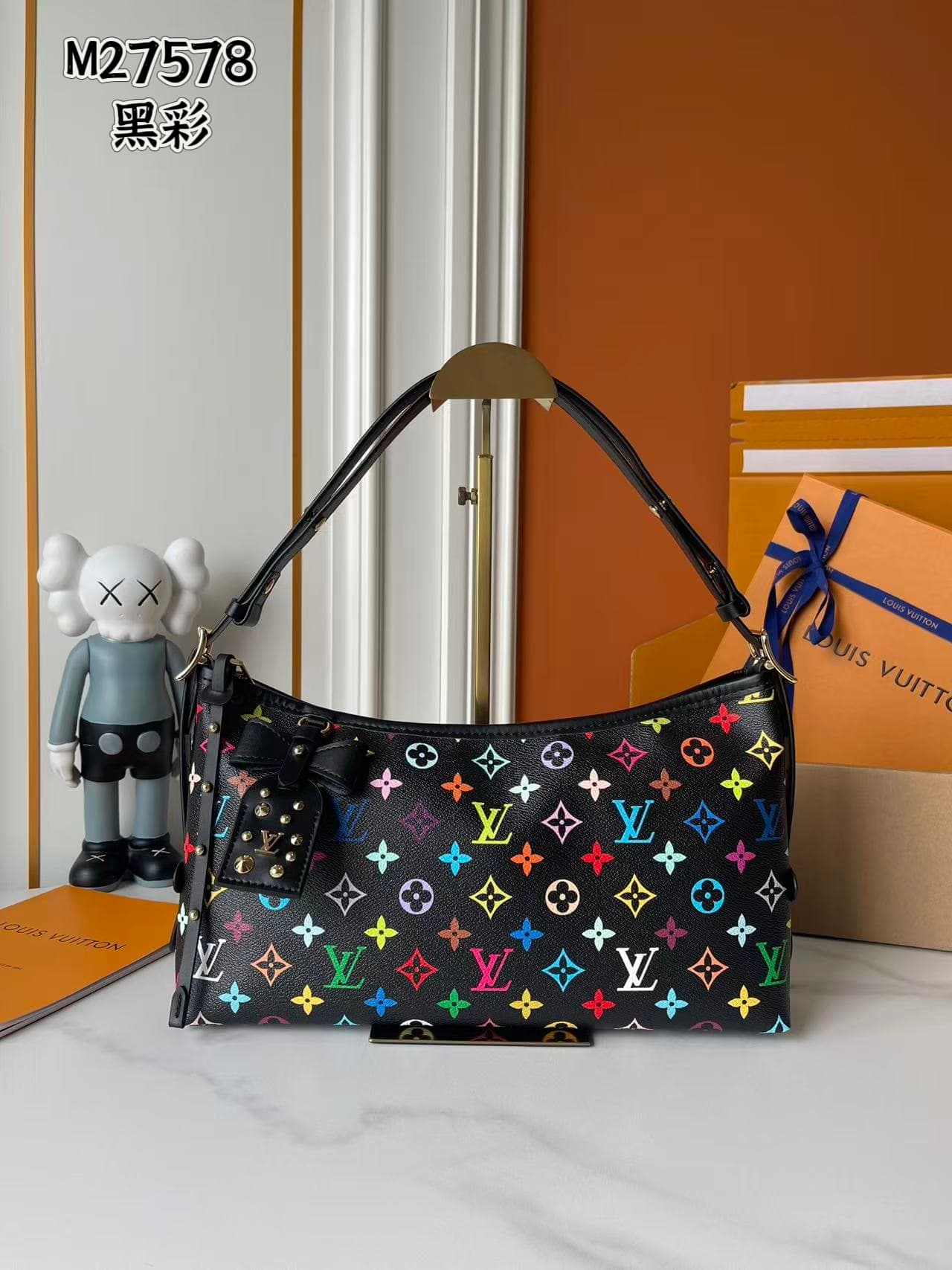 C5236 Upgraded Version 【Real photos, quality from Guangzhou factory, good quality compared to three options】 M27578 M46203 M13014 24861 This LV x TM Carryall East West handbag is part of the reissued series by Louis Vuitton x Haruki Murakami. The Monogram — image 1