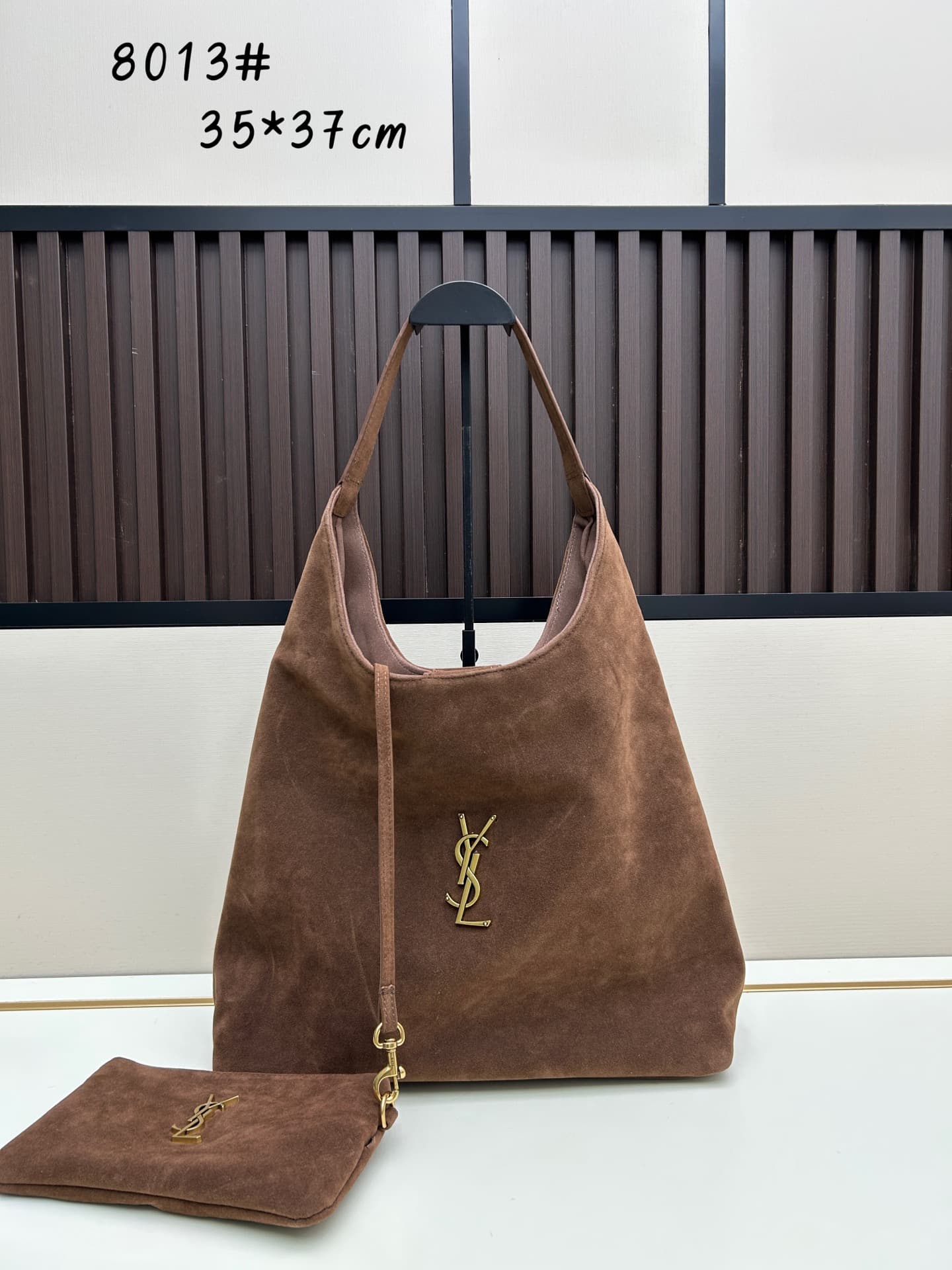 C8725 New model bags💰 Collection of suede items: Bea, Hobo, Jamie. Saint Laurent bags with soft suede and velvet textures, as well as bucket-shaped bags. They give a unique style; pairing them with suede or velvet textures creates more layers in the outfi — image 1