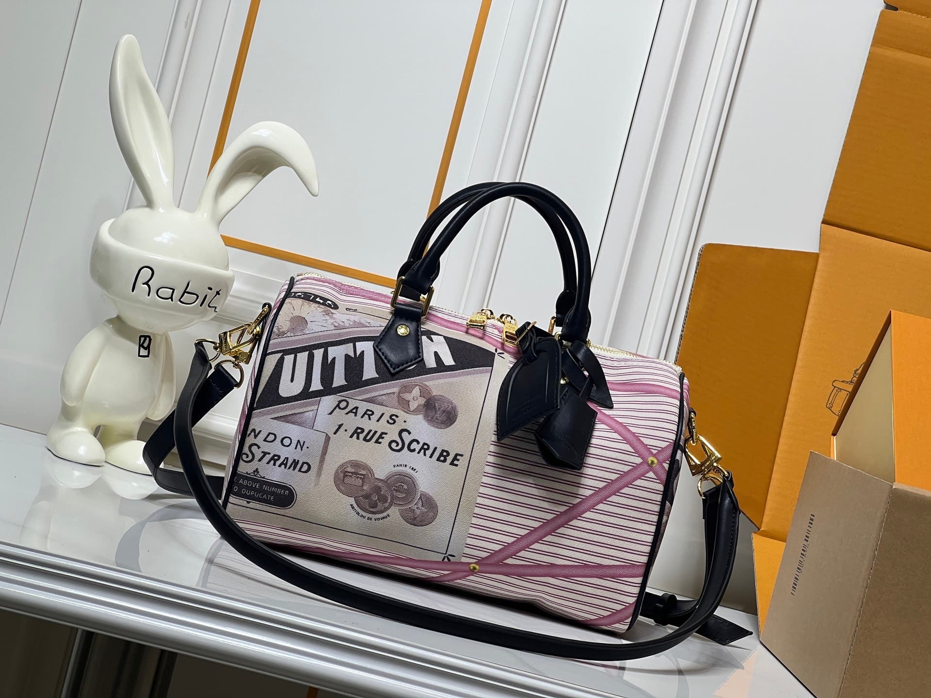 C5336 💰M18076 M15159 M25766 M13344 Fashionable model. This Speedy Soft 30 is from LV Travels With Grace Coddlington line. — image 1