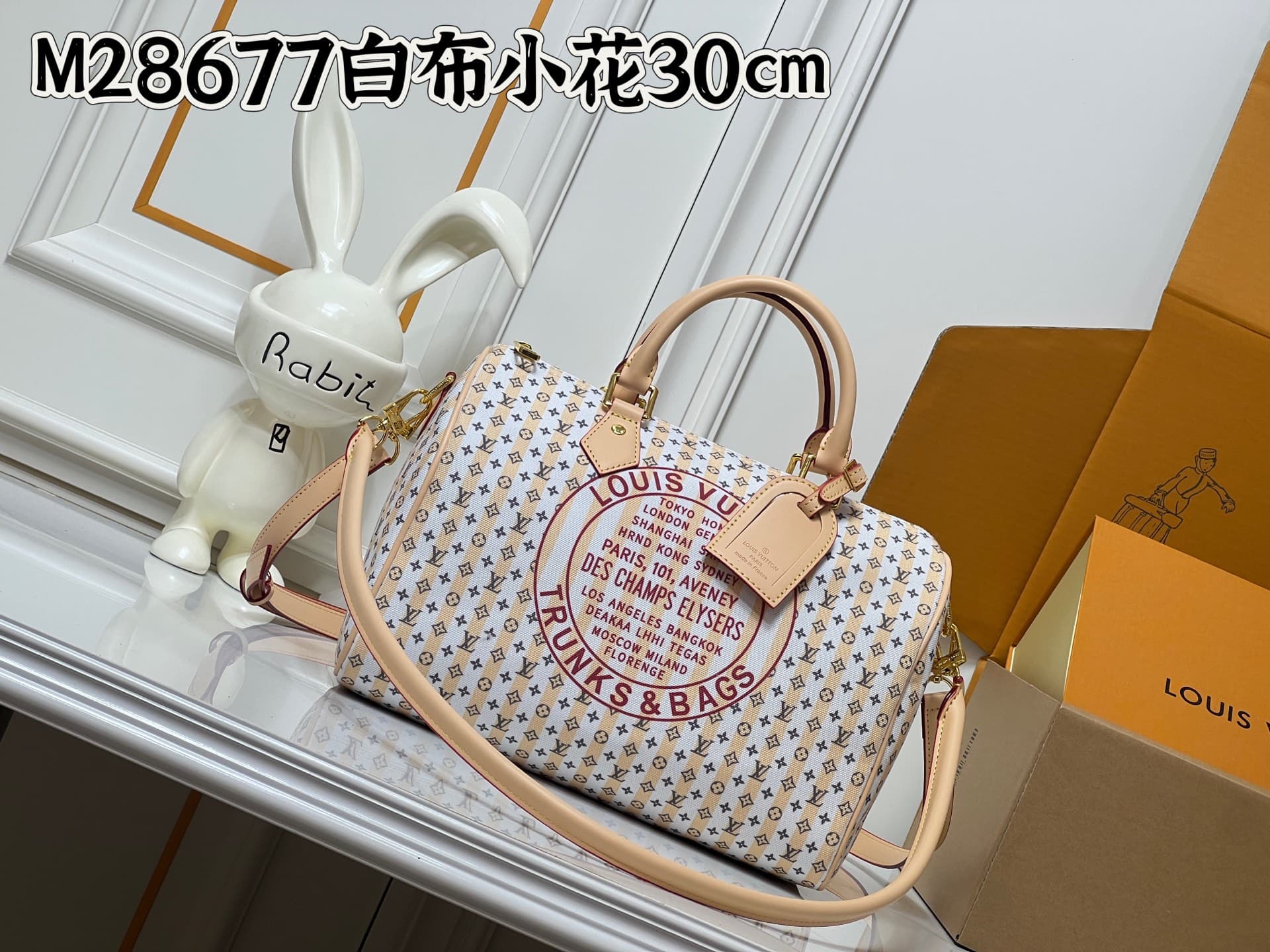 C5335 💰M28677 M13344 Exhibit-style model. This Speedy Soft 30 is from LV Travels With Grace Coddlington line. — image 1
