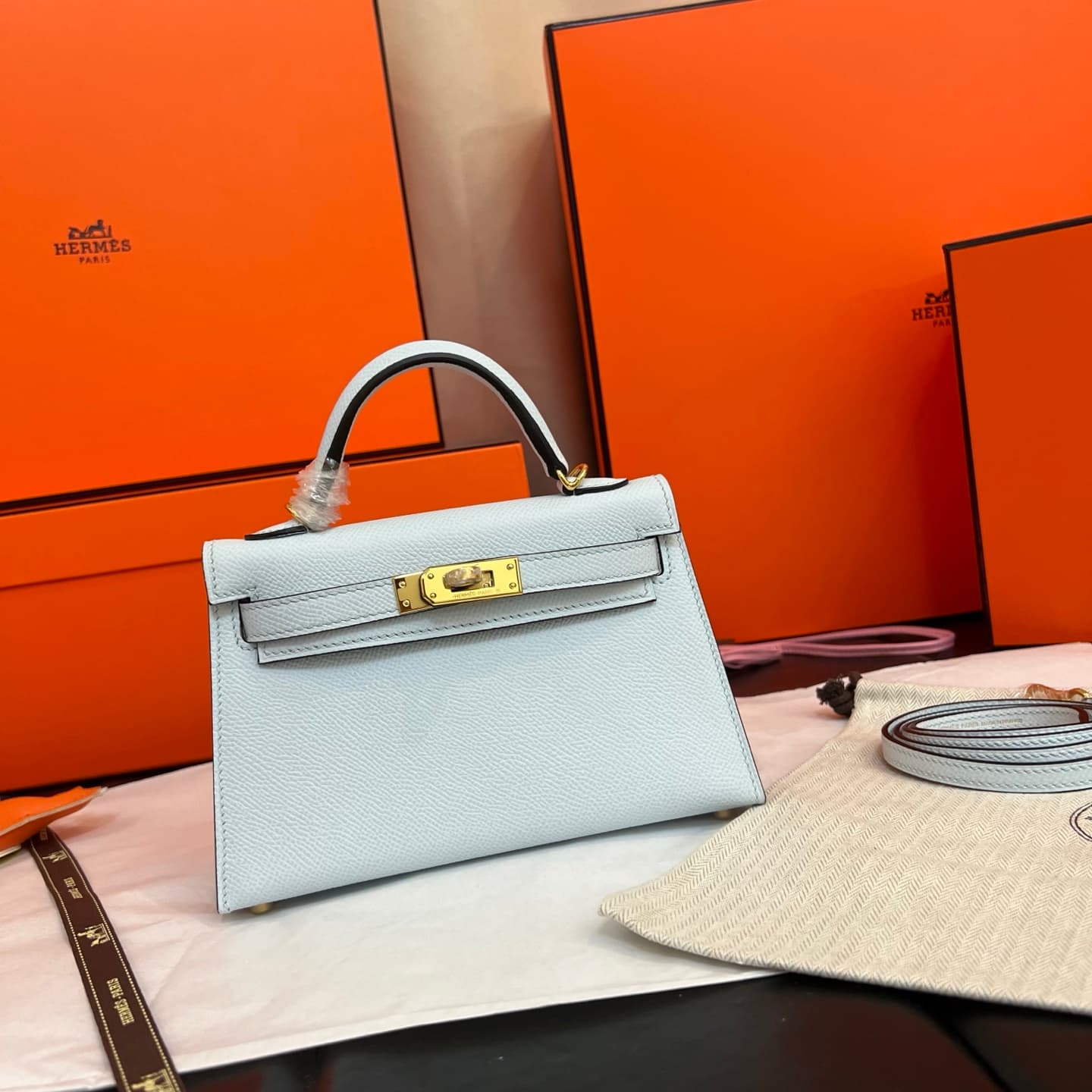 C4808 💰【Top-tier】Hermès Minikelly II Epsom, — image 1