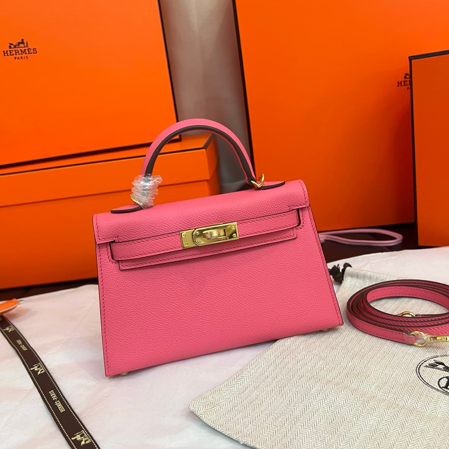 C4807 💰【Top-tier】Hermès Minikelly II Epsom, — image 1