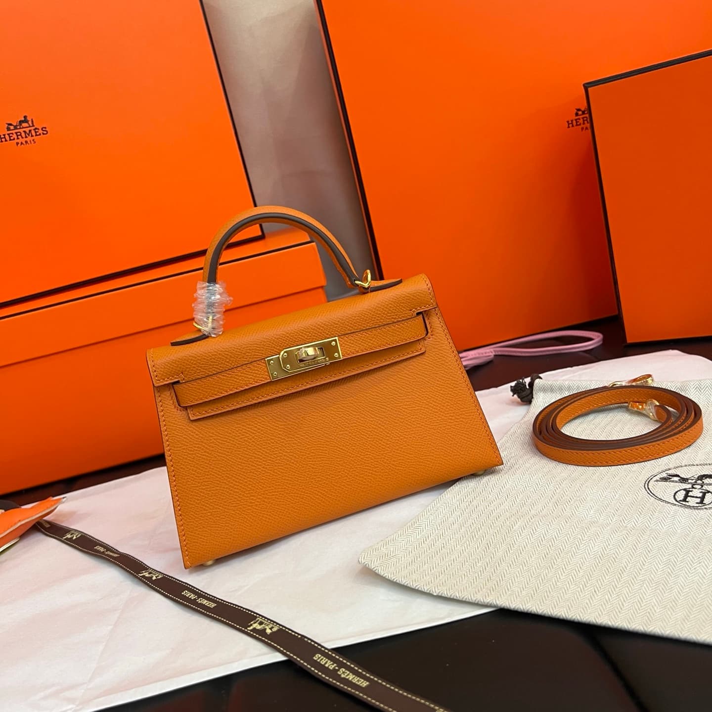 C4804 💰【Top Quality】Hermès Minikelly II Epsom, — image 1