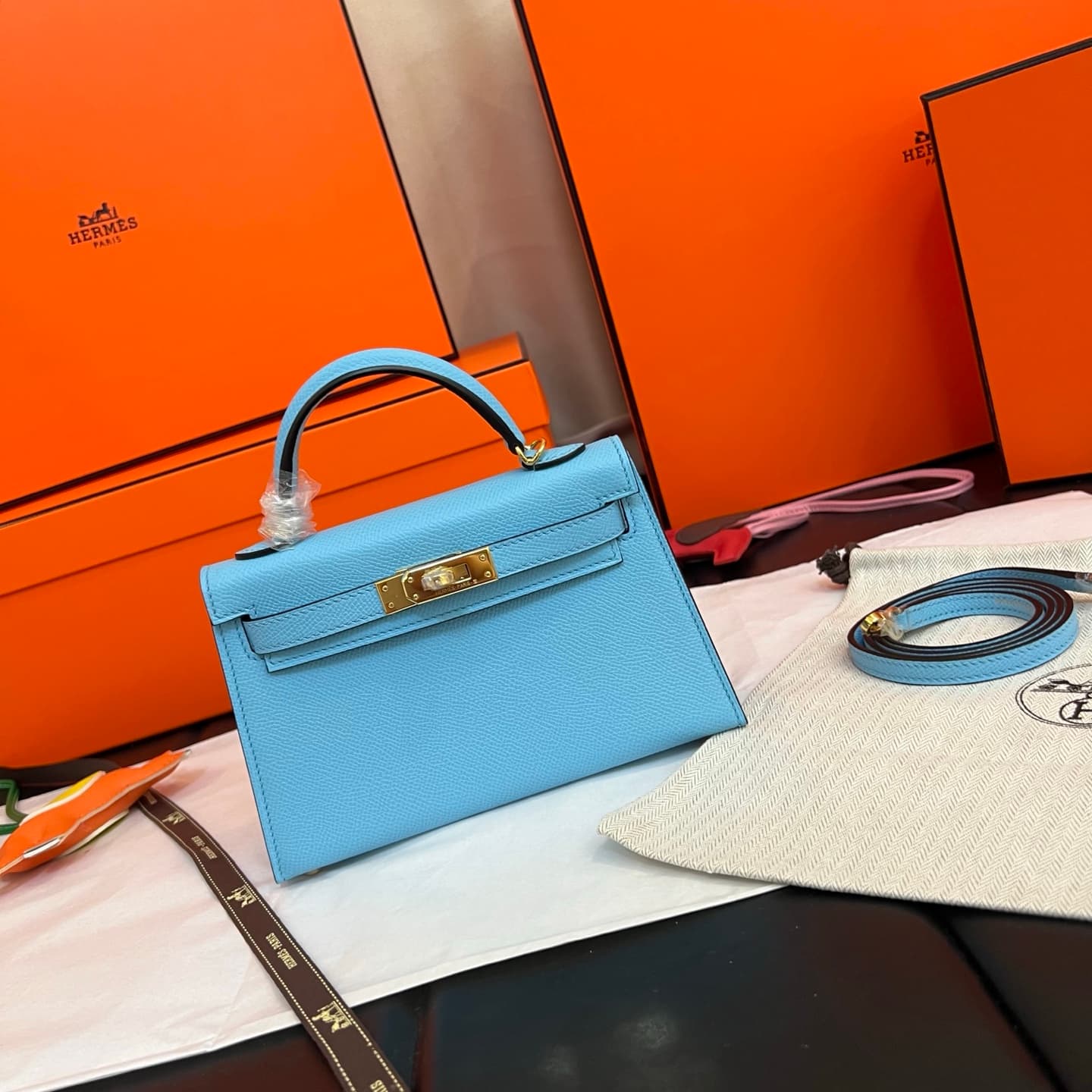 C4803 💰【Top Quality】Hermès Minikelly II Epsom, — image 1