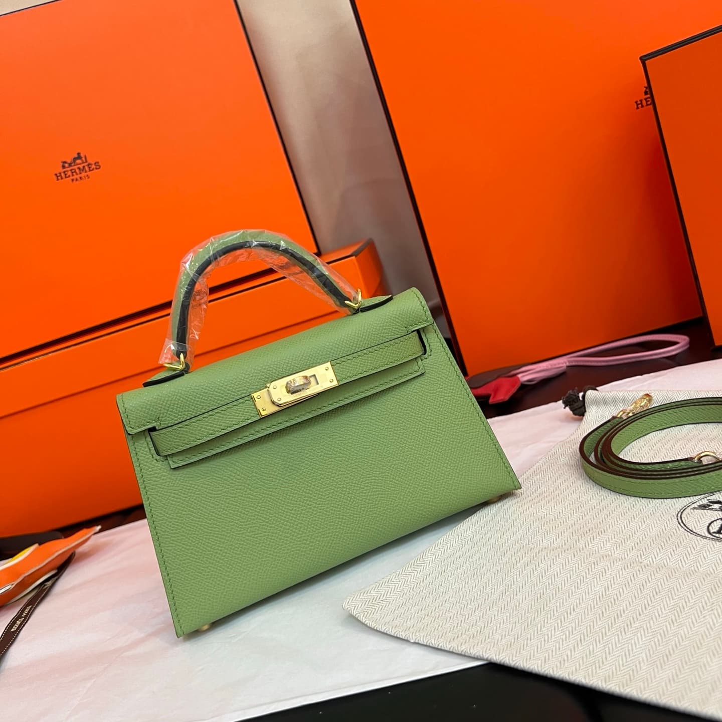 C4800 💰【Top-tier】Hermès Minikelly II Epsom, — image 1