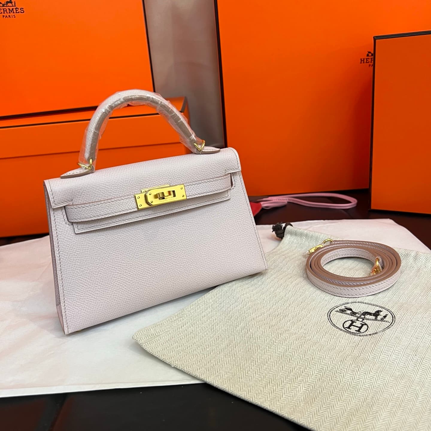 C4799 💰【Top Quality】Hermès Minikelly II Epsom, — image 1