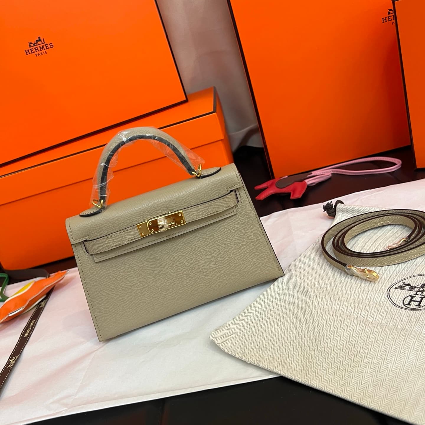 C4798 💰【Top-tier】Hermès Minikelly II Epsom, — image 1